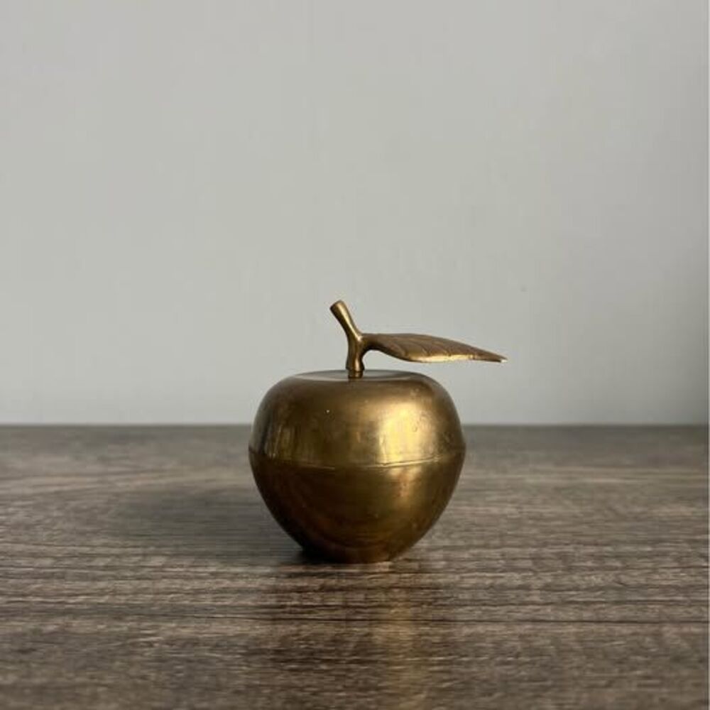 Vintage Brass Apple